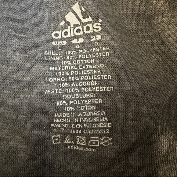 Adidas Jacket Mens Large Red Blue Cleveland Cavaliers Bomber Raglan Sleeve Y2K - Picture 5 of 9